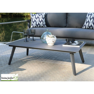 Salon de jardin Lava, 4 personnes,  Aluminium