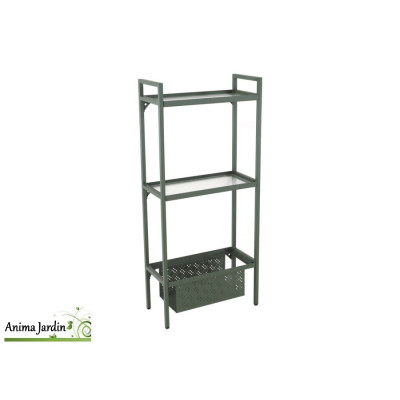 Etagère 3 niveaux pour Balcon en Aluminium, Etagère 2