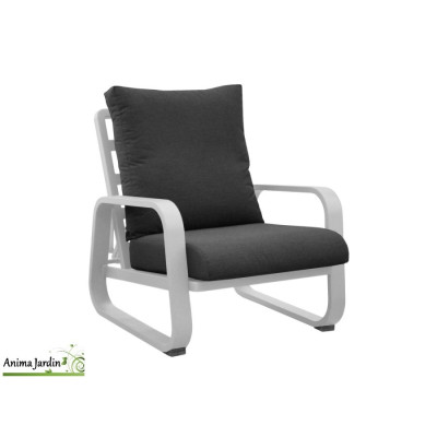 Fauteuil Lounge réglable Antonio, Aluminium