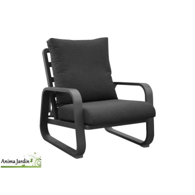 Fauteuil Lounge réglable Antonio, Aluminium