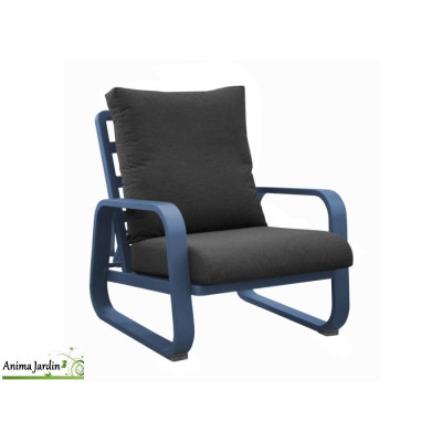 Fauteuil Lounge réglable Antonio, Aluminium