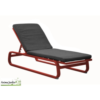 Lit Antonio, Bain de soleil en Aluminium