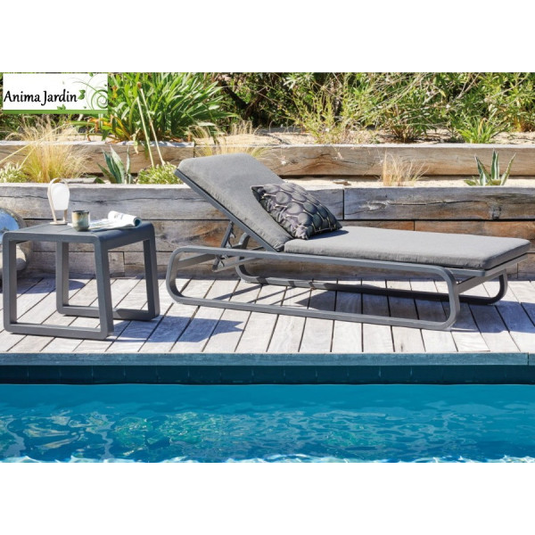 Lit Antonino, Bain de soleil en Aluminium