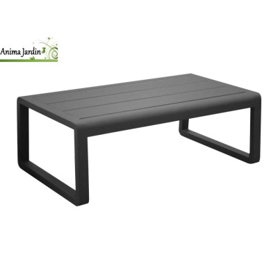 Table basse rectangulaire Antonio, Aluminium