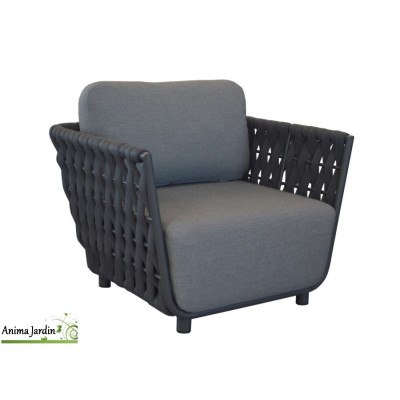 Fauteuil Lounge Hug, Aluminium