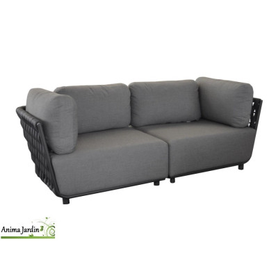 Canapé Lounge Hug 2 places, Aluminium & Résine