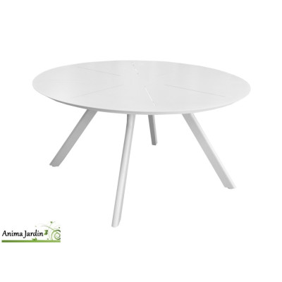 Table de jardin ronde Seven, Ø.150 cm, 6 personnes