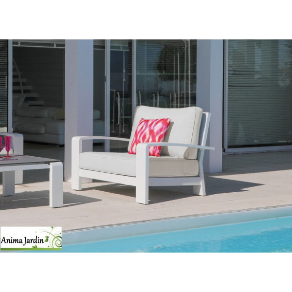 Lot de 2 fauteuils Cordouan, Aluminium