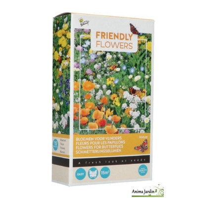 Graines de prairie fleurie 15 espèces, Attirant pour les papillon