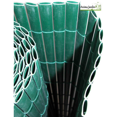 Canisse PVC Vert, 10 mm, 95% occultant