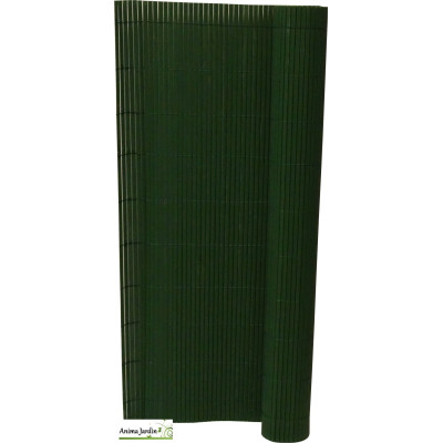 Canisse PVC Vert, 10 mm, 95% occultant