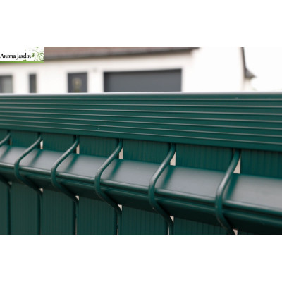 Kit lamelle PVC rigide vert 85% occultant