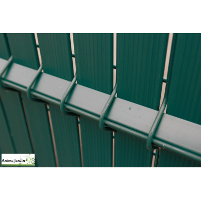 Kit lamelle PVC rigide vert 85% occultant