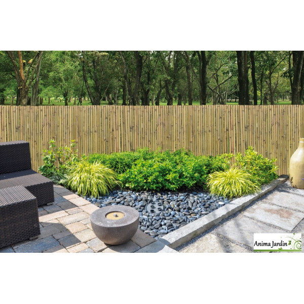 Brise-vue bambou Premium, 100% occultant