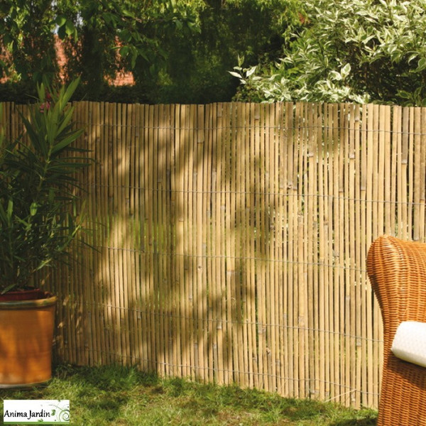 Canisse en bambou fendu, 85% occultant, Split Bamboo Fence