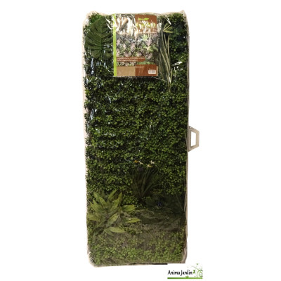 Treillis extensible en osier, Feuillage Exotique, 2x1 m