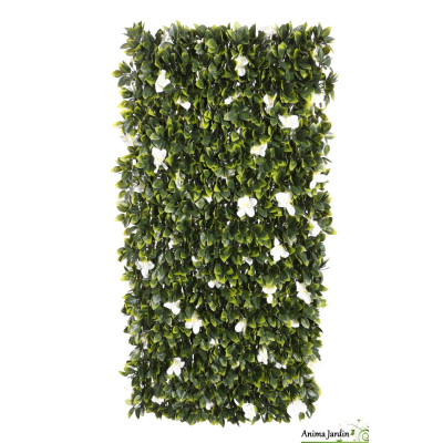 Treillis extensible en osier, Feuillage Fleur de Jasmin