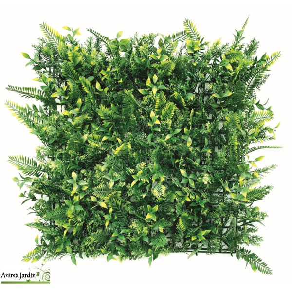 Mur végétal décoratif, Artificiel Fougère 50x50cm