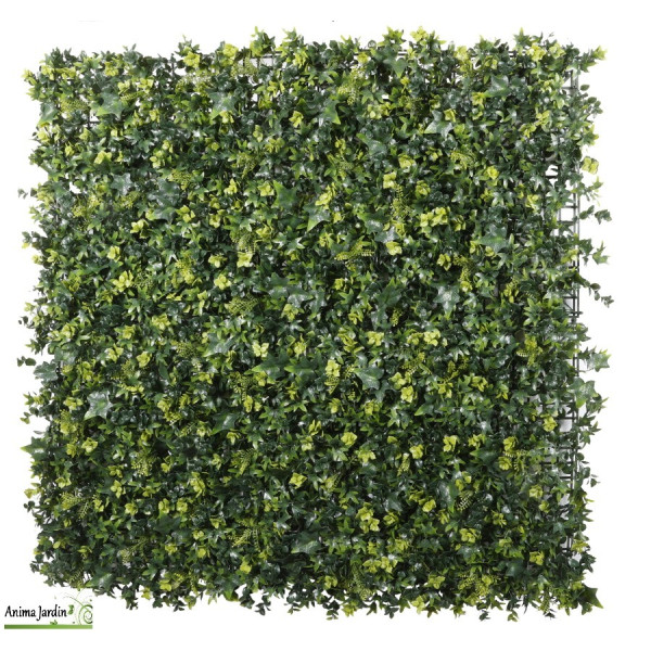 Mur végétal décoratif, Artificiel Mixte 50x50cm