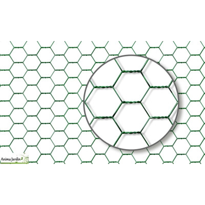 Enclos poulailler ECO grillagé  6m², Acier galvanisé