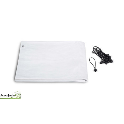 Enclos poulailler ECO grillagé  6m², Acier galvanisé