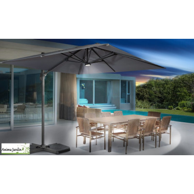 Kit LED pour parasol 360°, 3 modes d'illuminations