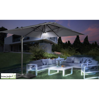 Kit LED pour parasol 360°, 3 modes d'illuminations