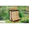 Composteur de jardin en bois, L.80xl.50 cm