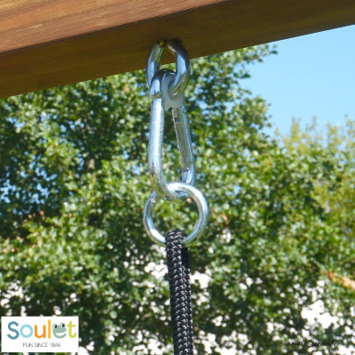 Trèfle, balançoire, toboggan, siège pour bébé, Soulet, achat, pas cher