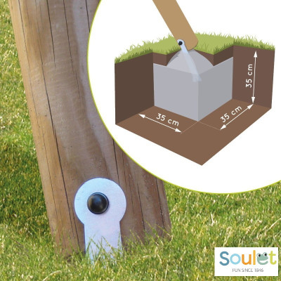 Trèfle, balançoire, toboggan, siège pour bébé, Soulet, achat, pas cher