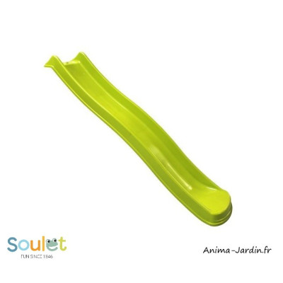 Toboggan, glissière, 220 cm, vert, jeux, enfants, pas cher, Soulet, achat