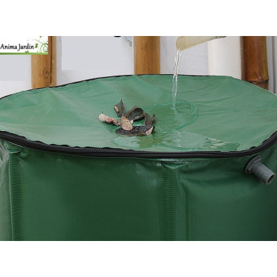 Récupérateur d'eau vert, Water collection, 380L/500L/1000L