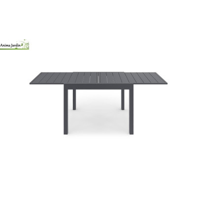 Table de jardin extensible Polywood, Gris anthracite, 8 personnes