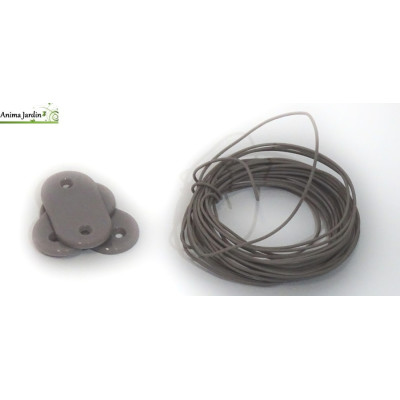 Sachet de 26 attaches pour brise-vue & canisse PVC