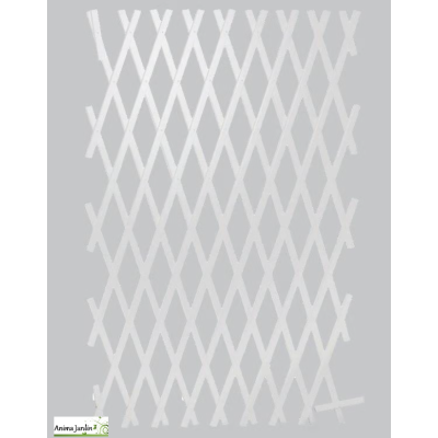 Treillis décoratif PVC extensibles blanc, Ideal Garden