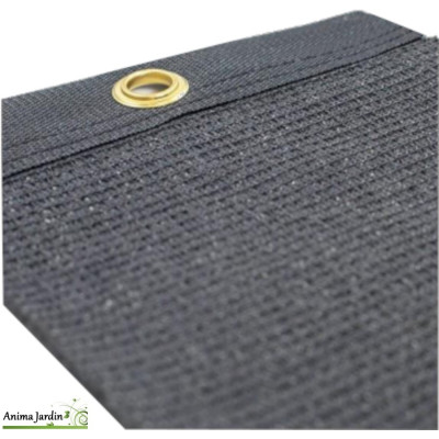 Brise-vue gris anthracite, Intimité, occultation 95 %, 350 g/m²