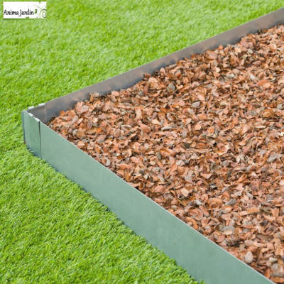 Bordure de jardin en acier galvanisé 91,4 cm