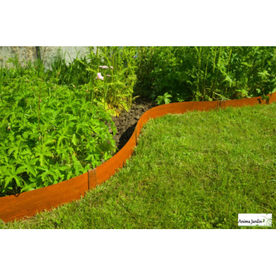 Bordure de jardin en acier galvanisé 91,4 cm