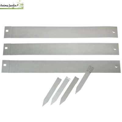 Bordure de jardin en acier galvanisé 91,4 cm