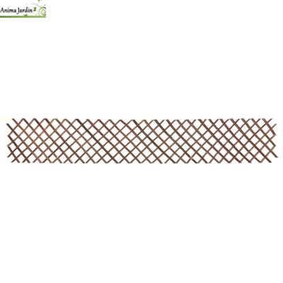 Treillis décoratif extensible en osier naturel, H.180 cm