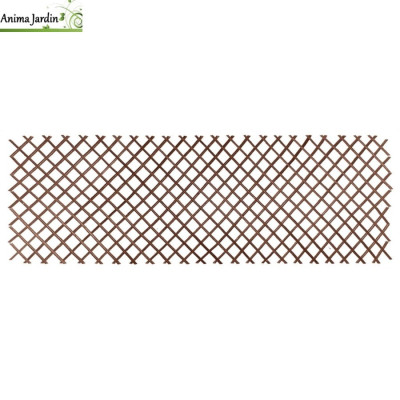 Treillis décoratif extensible en osier naturel, H.180 cm