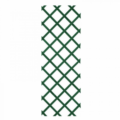 Treillis décoratif extensible en pin coloré vert, Oxana