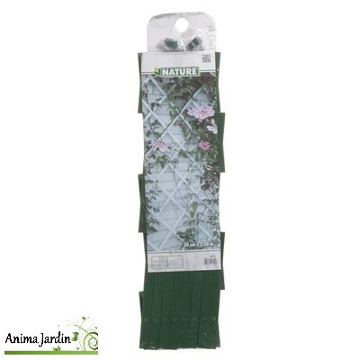 Treillis décoratif extensible en PVC vert, Paliss