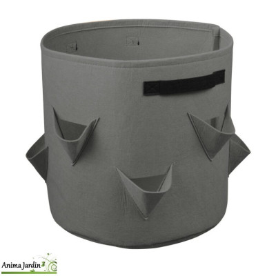 Sac de plantation spécial fraises, 8 poches de culture, BerryBag