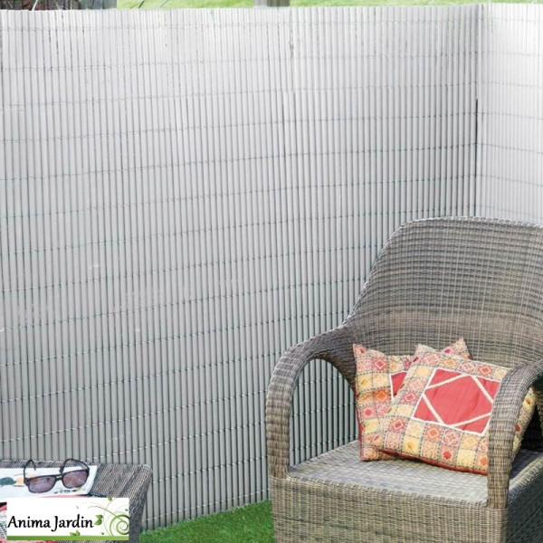 Canisse en PVC double-face 1500 g/m² blanc, Occultation 100%