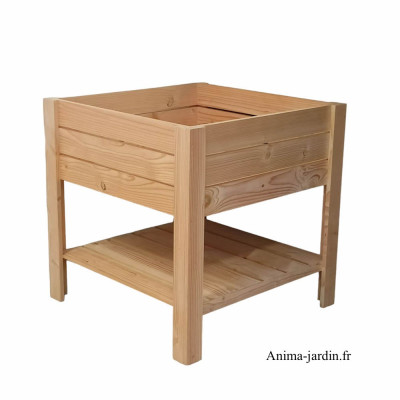 Potager surélevé en bois, hauteur 80 cm, douglas, Le Livet