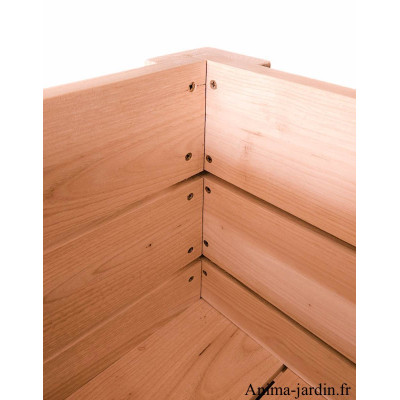 Carré potager sur pieds, en bois douglas, L.80 x 40 x H.80 cm