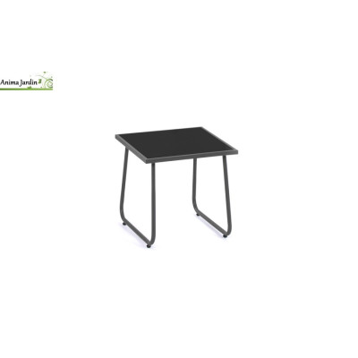 Salon de jardin Textilène terracotta, 2 personnes