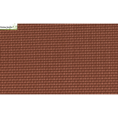 Salon de jardin Textilène terracotta, 2 personnes