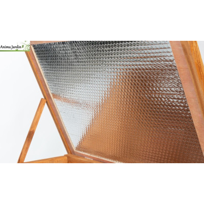 Niche extérieure autochauffante en bois pour chat